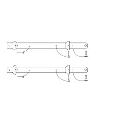 KV2 Audio Flybar 0003 Simple VHD2.0 Arm Ramiona do podwieszania systemu VHD